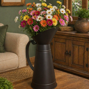 Vaso de Planta Decorativo Preto G