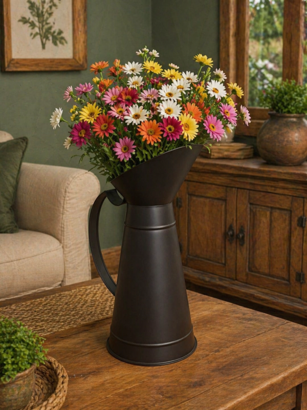 Vaso de Planta Decorativo Preto G