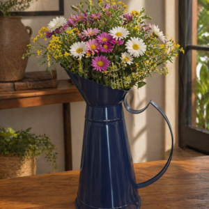 Vaso de Planta Decorativo Azul G
