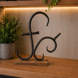 Escultura de ferro Fé