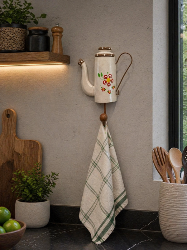 Cabide Bule Decorativo Branco