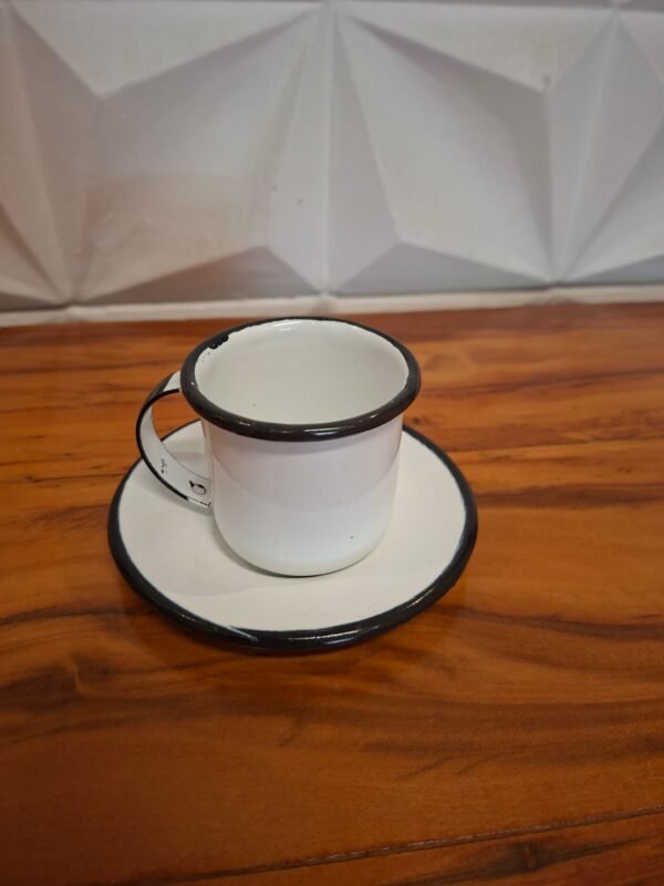 Xicara/Pires esmaltado