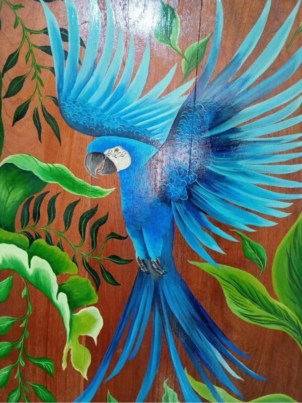 foto do produto Quadro Arara Azul