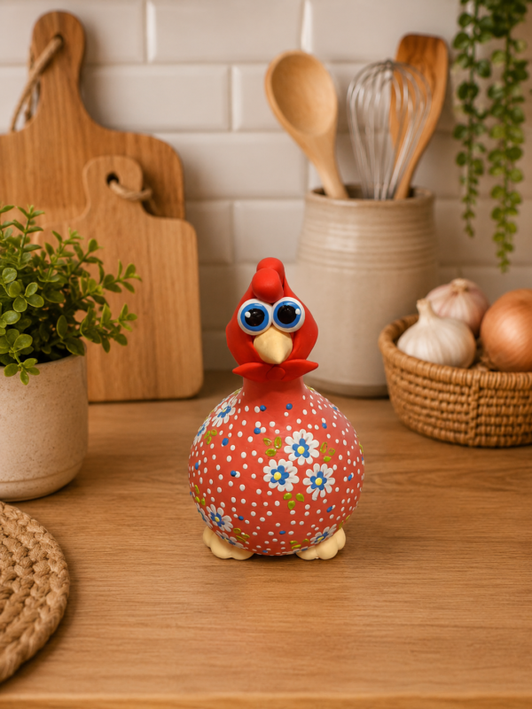 Galinha de Cabaça Decorativa