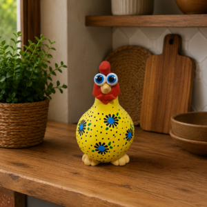 Galinha de Cabaça Decorativa
