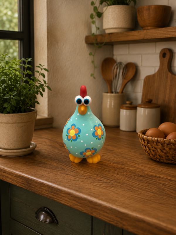 Galinha de Cabaça Decorativa