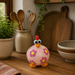 Galinha de Cabaça Decorativa