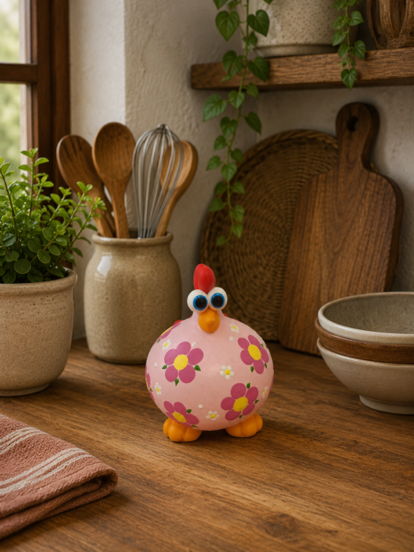 Galinha de Cabaça Decorativa