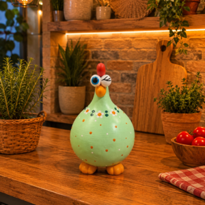 Galinha de Cabaça Decorativa