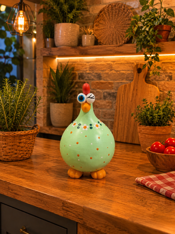 Galinha de Cabaça Decorativa