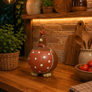 Galinha de Cabaça Decorativa