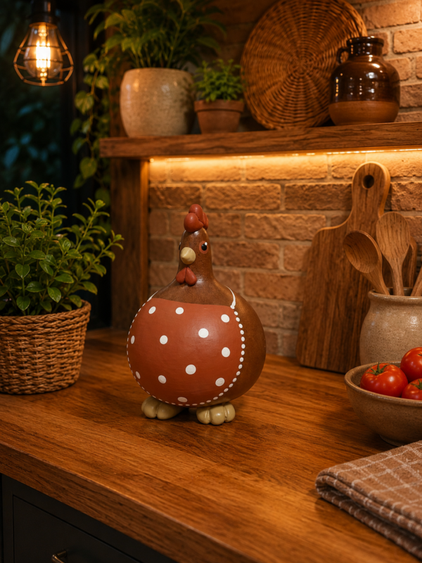 Galinha de Cabaça Decorativa